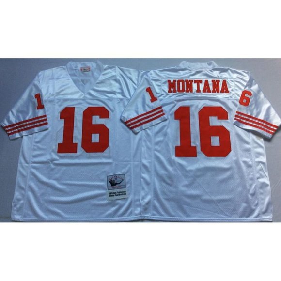 white joe montana jersey